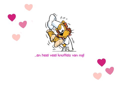 Moederdag hartjes taart van Loeki - A 3