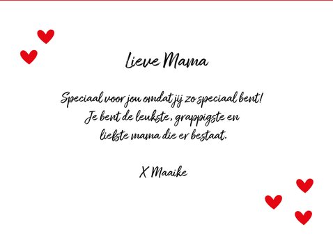 Moederdag kusje voor mama 3