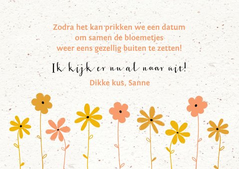 Moederdag tegoedbon bloemetjes 3