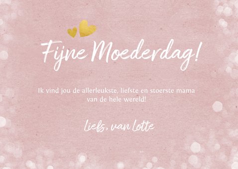 Moederdagkaart met grote eigen foto liggend 3