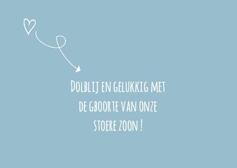 Mooi geboortekaartje Foto Alec 2