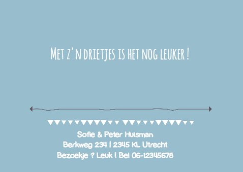 Mooi geboortekaartje Foto Alec 3