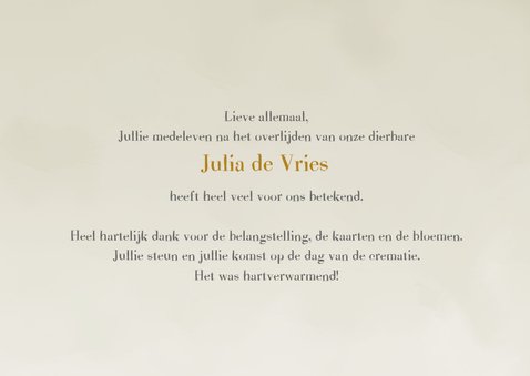 Mooie bedankkaart met takjes en blaadjes 2