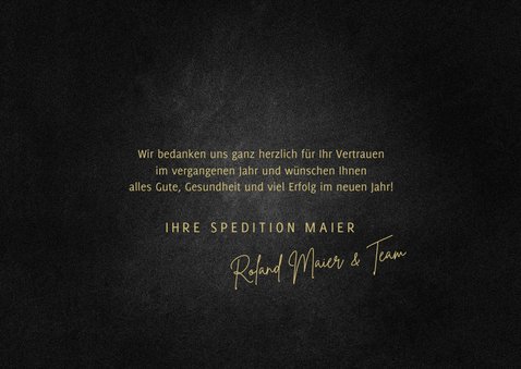Neujahrskarte Geschäftskunden Fotos & Jahreszahl 3