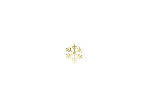 Neujahrskarte mit eigenen Fotos und Schriftzug in Goldlook Rückseite