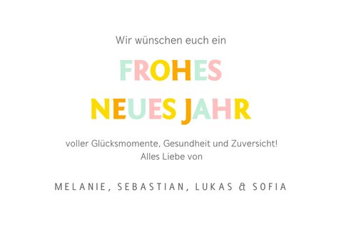 Neujahrskarte zehn Fotos 3