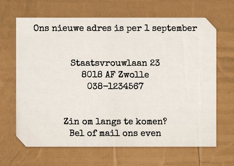 Nieuwe Woning - BK 3