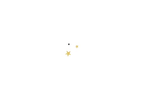 Nieuwjaarskaart 2024 goud confetti sterren nieuw jaar Achterkant