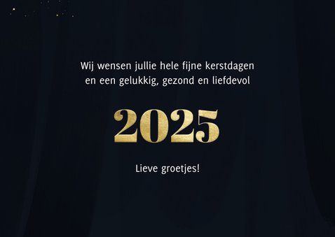 Nieuwjaarskaart 2025 met lichtpuntjes 3