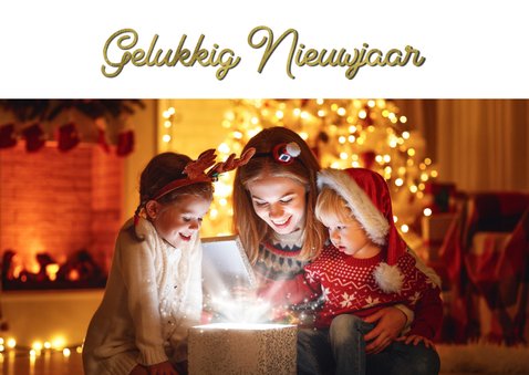 Nieuwjaarskaart collage feestdagen 2