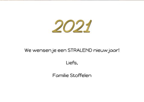 Nieuwjaarskaart collage feestdagen 3