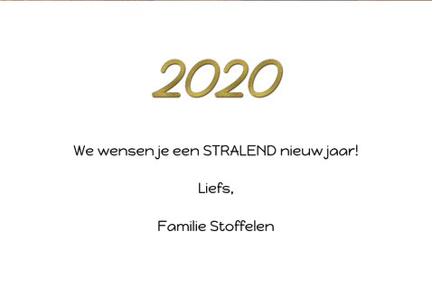 Nieuwjaarskaart collage feestdagen 3