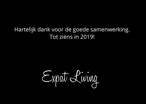 Nieuwjaarskaart confetti goud 2019 3