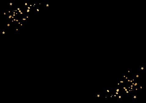 Nieuwjaarskaart confetti goud 2020 2