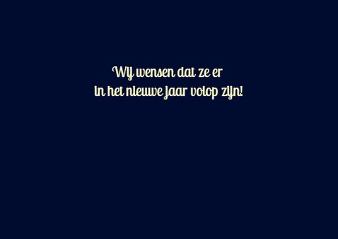 Nieuwjaarskaart de lucht vol wensen 3