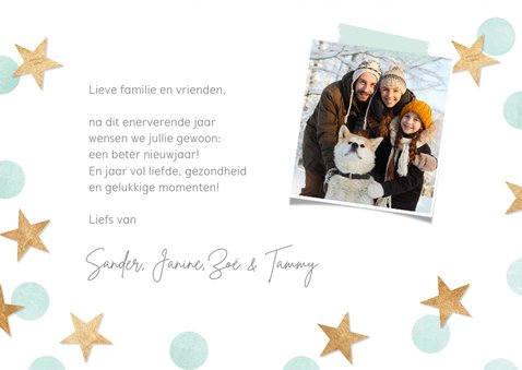 Nieuwjaarskaart 'een beter nieuwjaar' 3