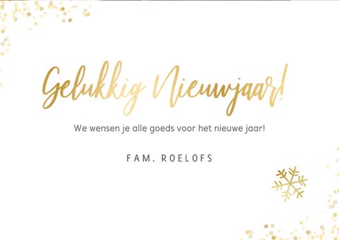 Nieuwjaarskaart eenvoudige stijlvolle fotocollage 10 foto's 3