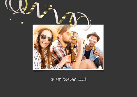 Nieuwjaarskaart fout jaar foute tape 2