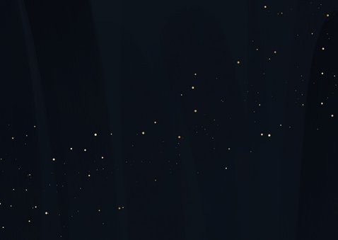 Nieuwjaarskaart gouden 2027 met veel lichtpuntjes en foto 2