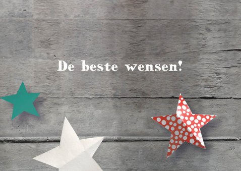 Nieuwjaarskaart met eigen foto en creatieve tekst 3