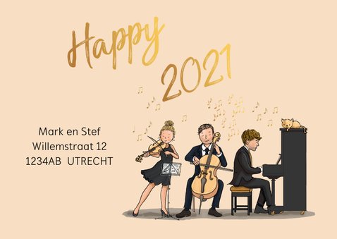Nieuwjaarskaart orkest 3