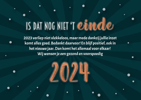 Nieuwjaarskaart positief nieuws 2023 - 2024 3