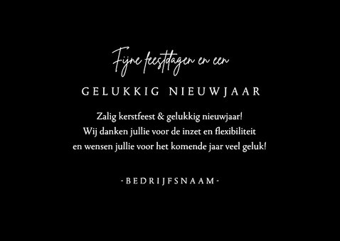Nieuwjaarskaart zakelijk 2026 goud voorwerk grafisch 3