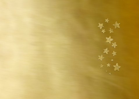 Nieuwjaarskaart zakelijk foto op goud 2