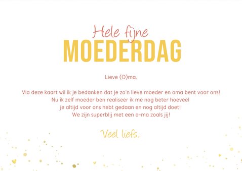 O, ma je bent fantastisch moederdagkaart voor een oma 3