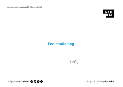 Om zomaar te versturen met tropisch palmblad 3