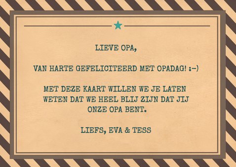 Opa bedankt Opa en omadag retro 3