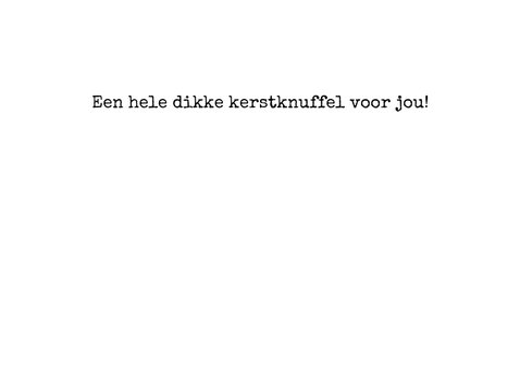 Origineel muzikaal kerstgedicht op kaart 3
