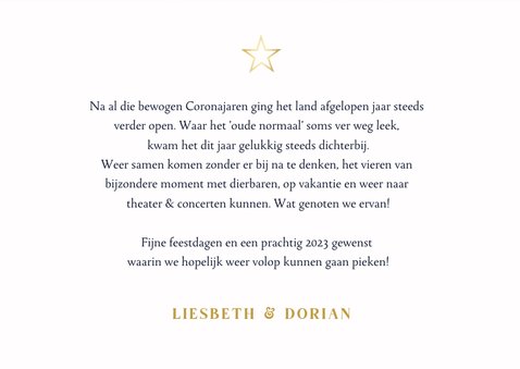 Originele kerstkaart - pieken in 2023 met kerstboom grafiek 3