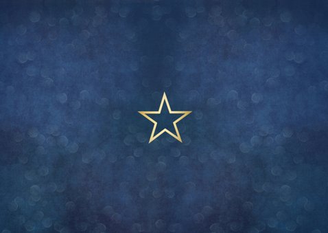 Originele kerstkaart - pieken in 2027 met kerstboom grafiek Achterkant