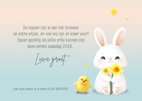 Paasbrunch konijn met ei 3