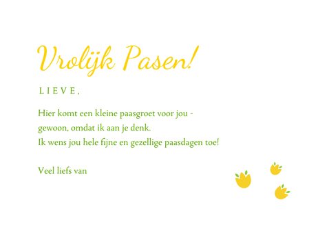 Paaskaartje narcissen 3