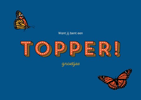 PhD succes kaart jij kunt dit met vlinders 3