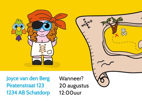 Piratenfeestje meisje 3