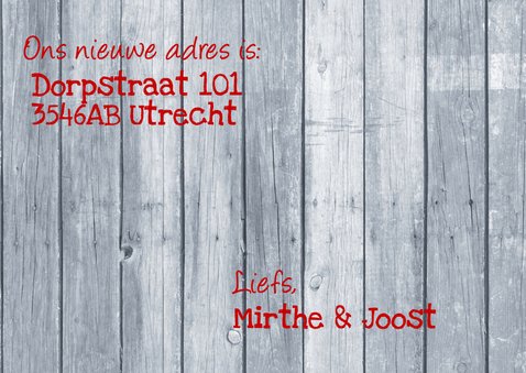 Polaroid Samenwoonkaart 3