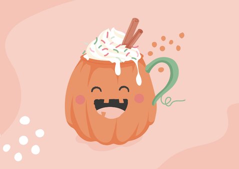 Pumpkin Spice and Everything nice uitnodiging voor koffie 2