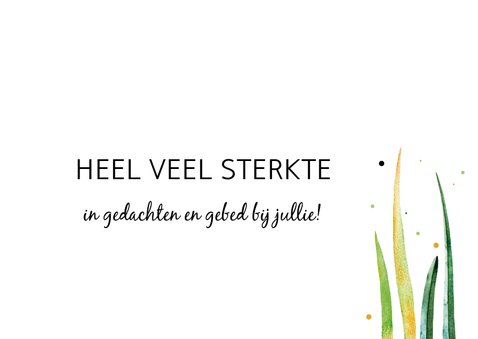 Religie Kaart: Bij Hem ben je veilig in moeilijke tijden 3