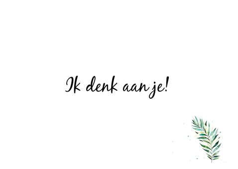 Religiekaartje zwart wit: Ik bid voor jou! 3