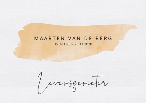 Rouw bedankt Levensgenieter 2