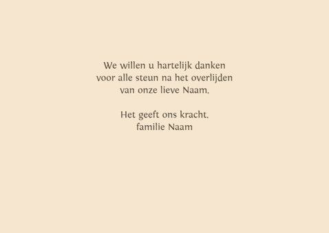 Rouwkaart paadje sepia 3