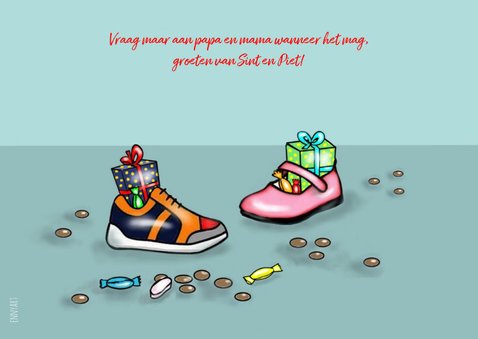 Sinterklaas- Jullie Mogen Je Schoen Zetten | Kaartje2Go