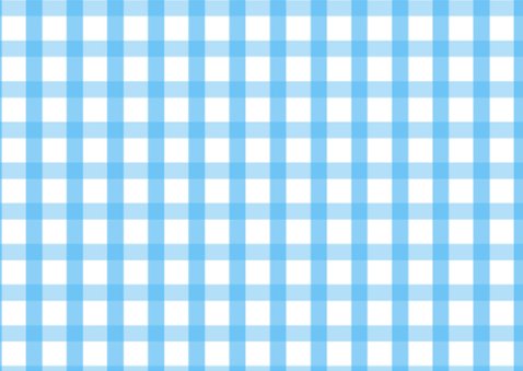 Sinterklaaskaart Sint met ruitjes blauw - OT 2