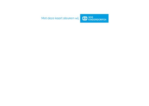 SOS kinderdorpen bedankkaart 2