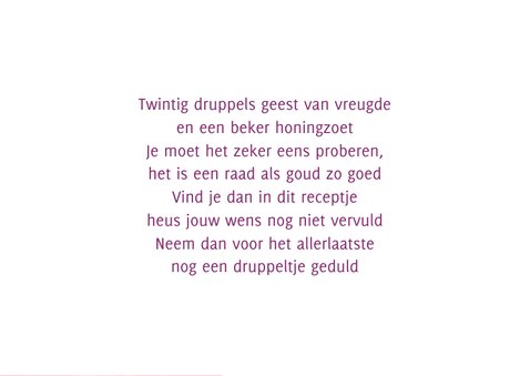 Spreuk recept voor geluk 2