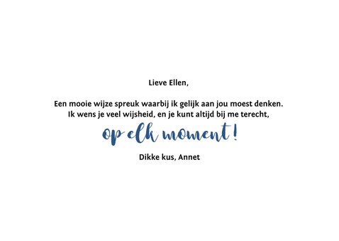 Spreukenkaart - duinlandschap 3