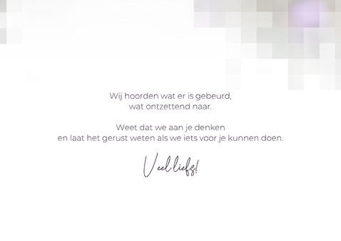 Sterkte kaart vlinder op lavendel mozaïek thinking of you 3